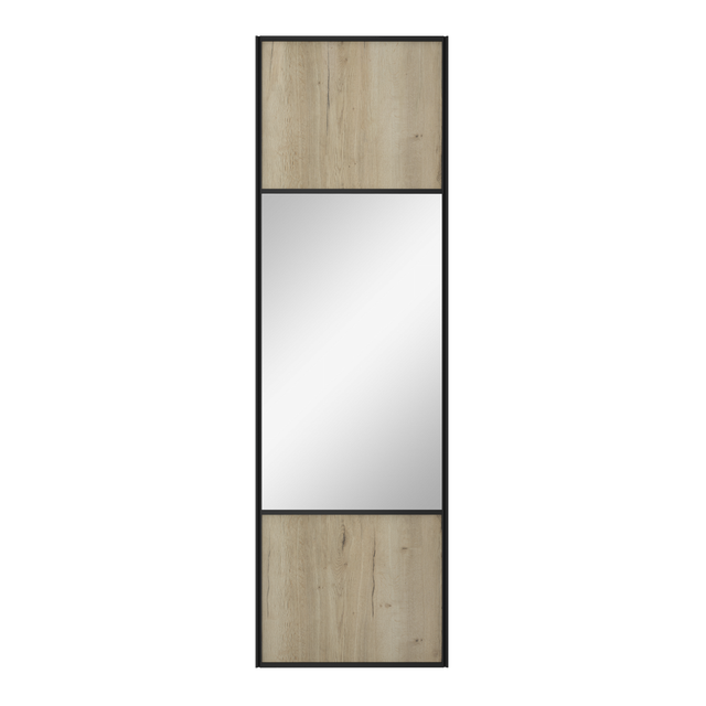 Porte de placard coulissante Factory miroir l.76.2xH.250cm