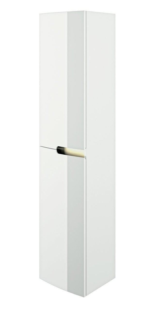 Colonne Charnières à gauche l.35 x H.161 x P.32 cm blanc brillant Egerie