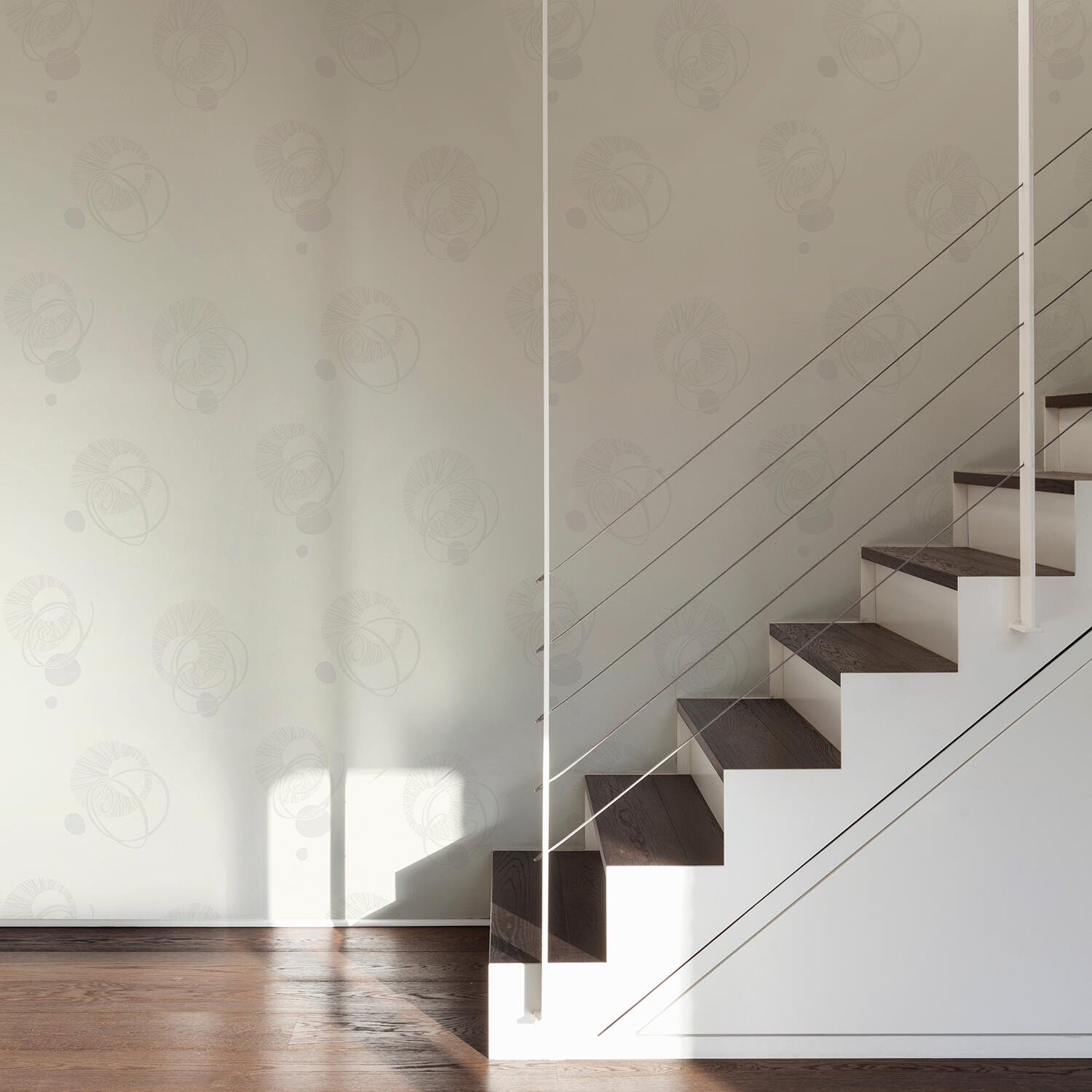 Papier peint intissé Ochoko blanc - 2