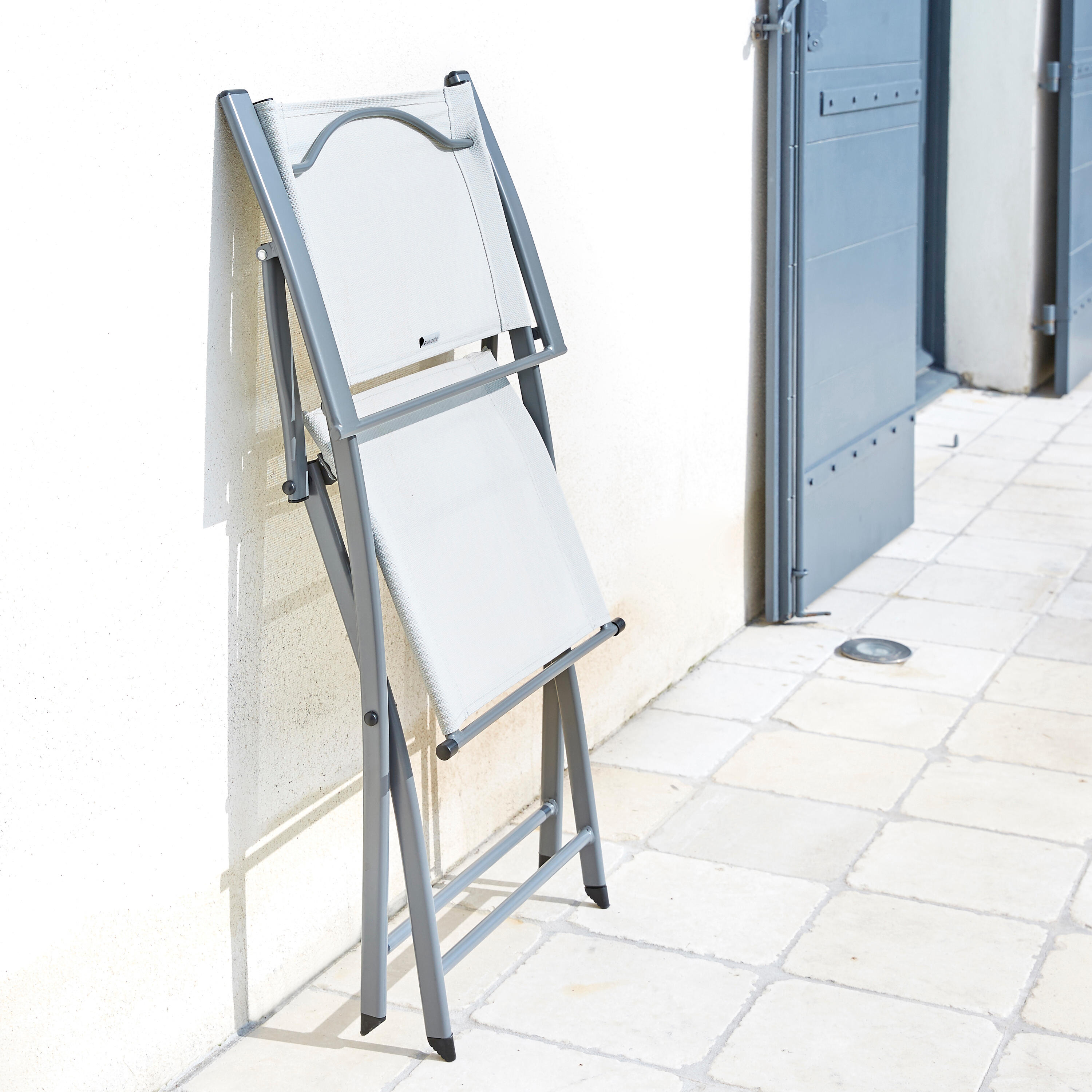 Fauteuil de jardin NATERIAL Emys en acier gris - 4