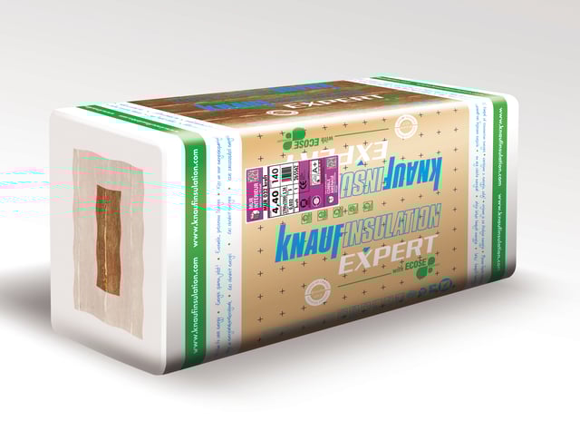 7 panneaux de laine de verre panneau 032 kraft, Ep.75mm, 1.35x0.6m KNAUF