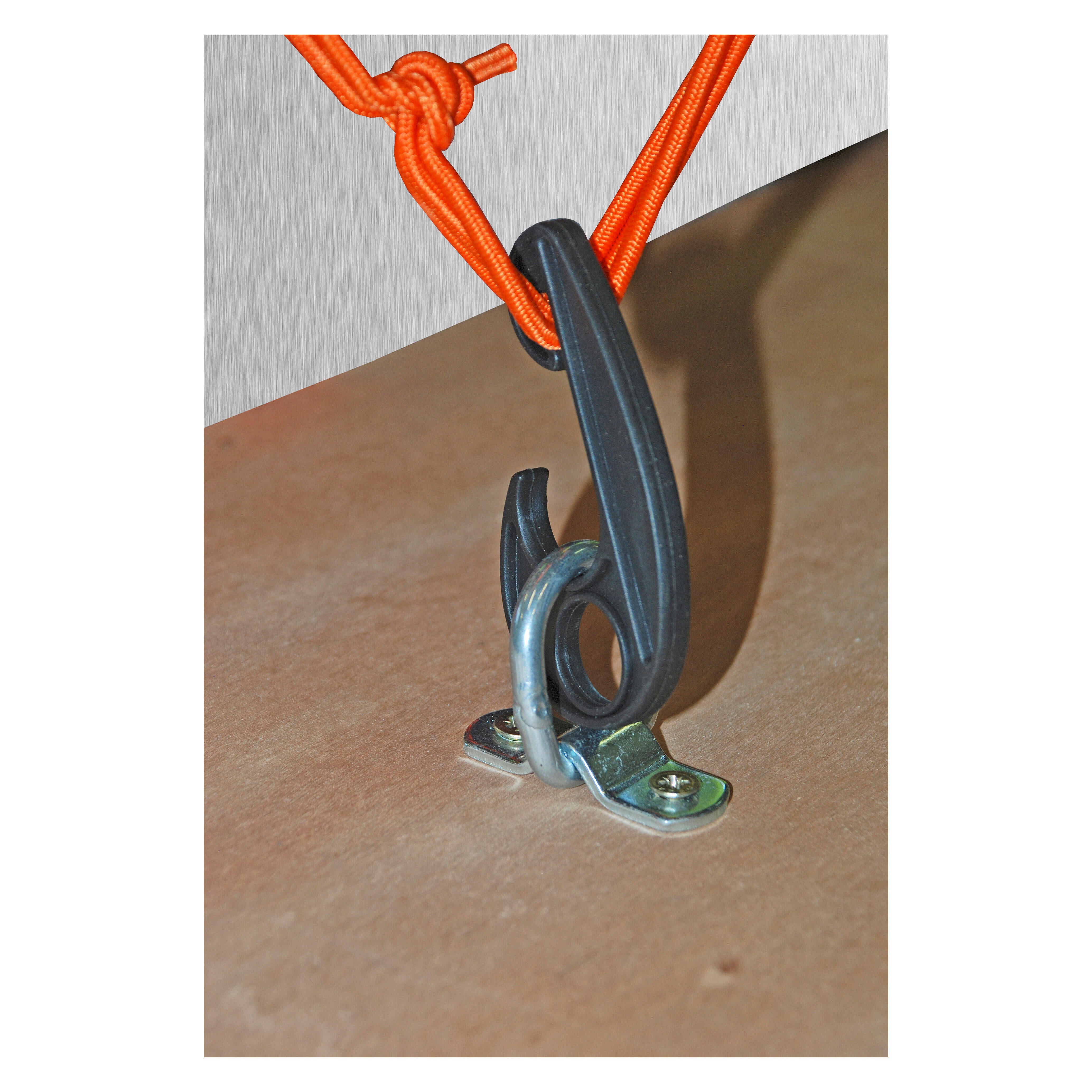 Lot de 2 anneaux de fixation acier, L.54 x l.20 - 3