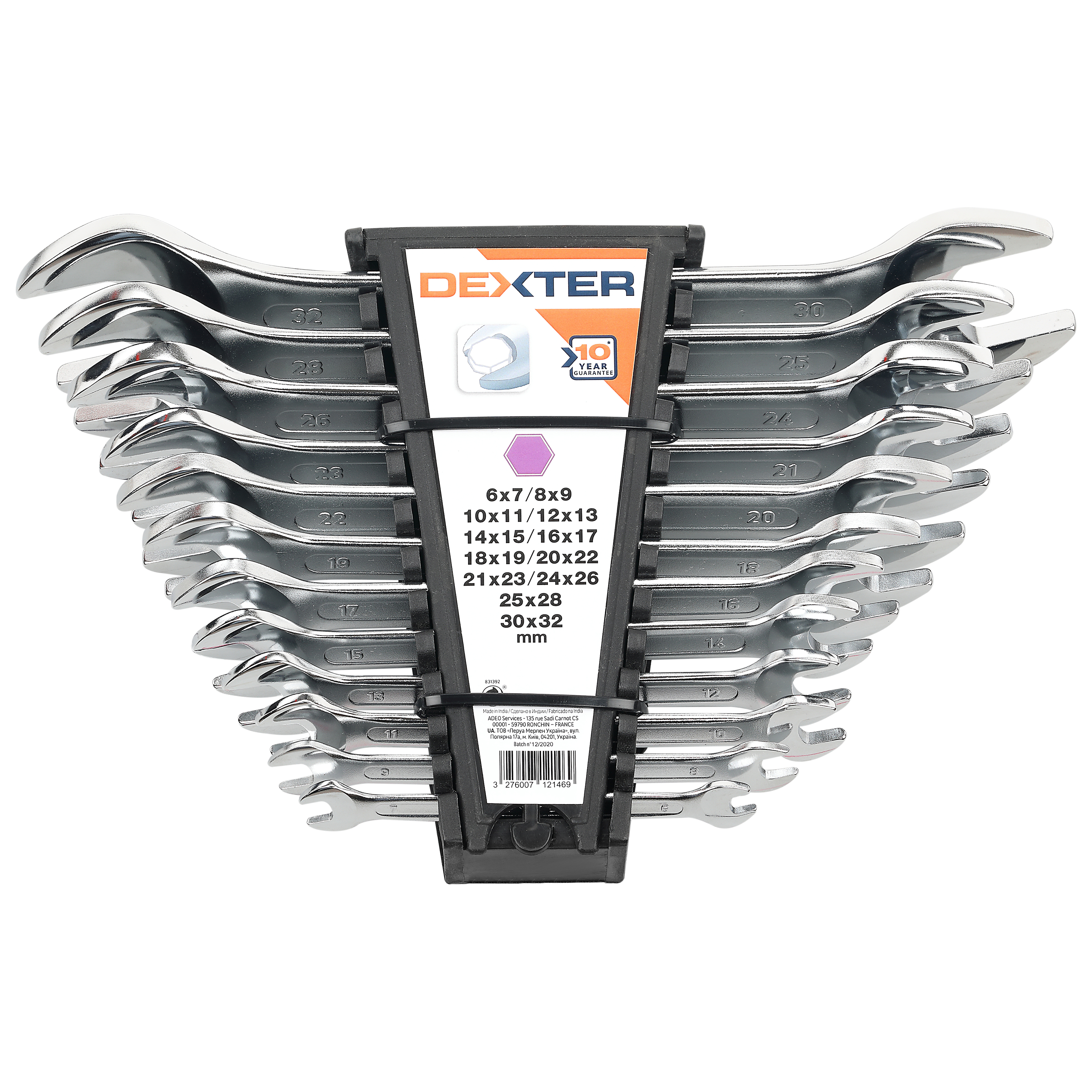 Conjunto chaves mistas DEXTER 12 CHAVES - 2