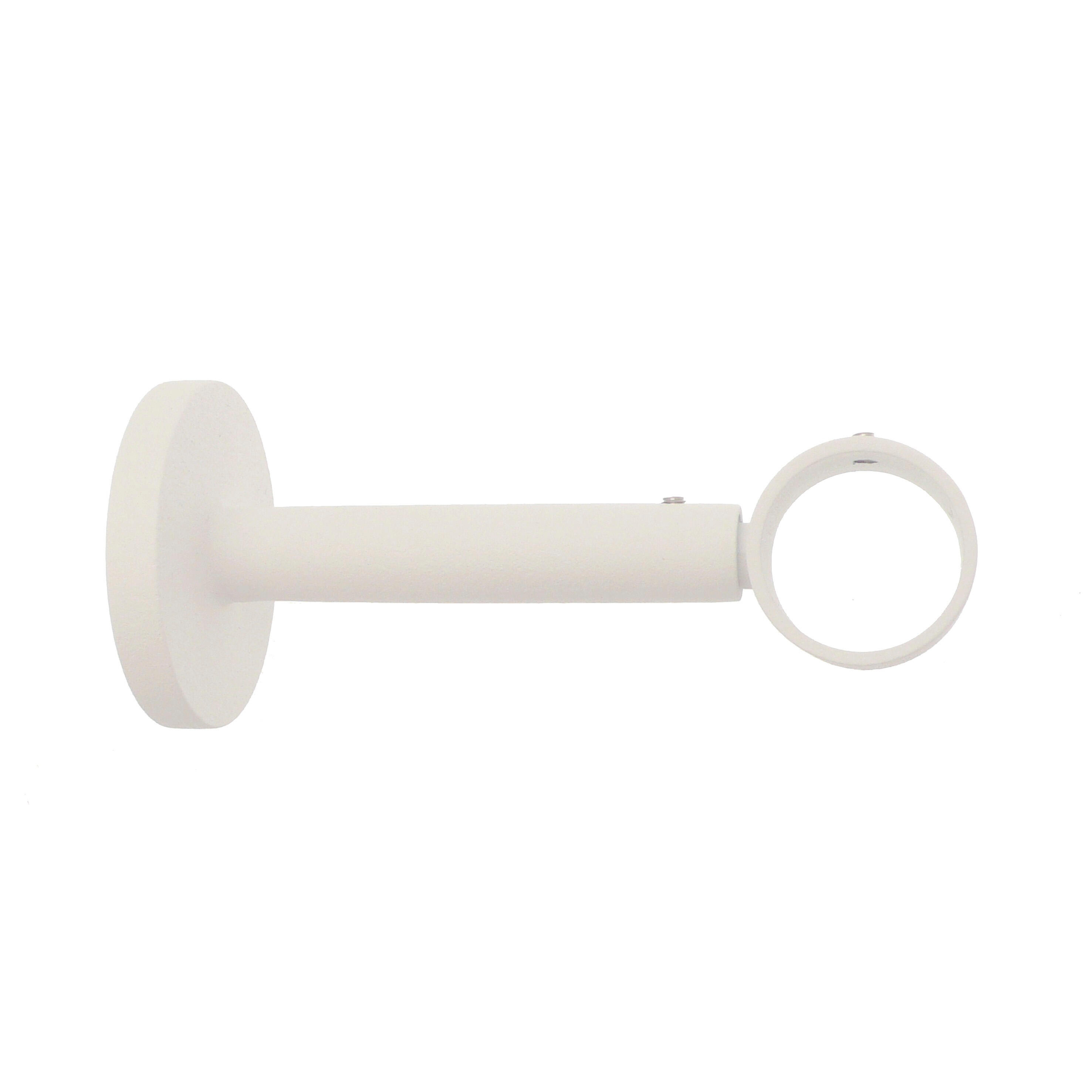 Support extensible tringle à rideau Cosy, 28 mm blanc sablé INSPIRE ...