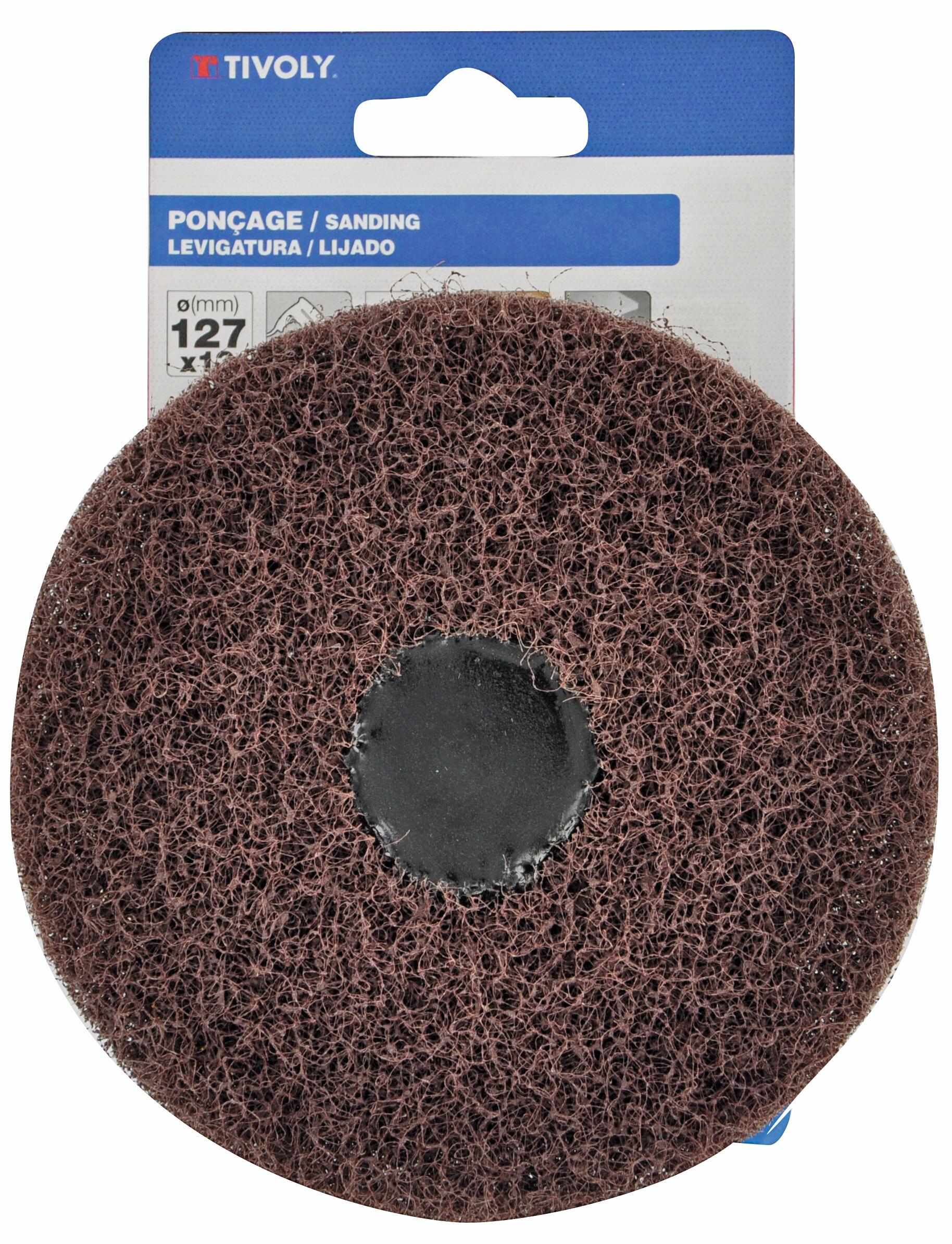 Roue mousse abrasive pour métal, Diam.127 mm Grain 80 TIVOLY - 2
