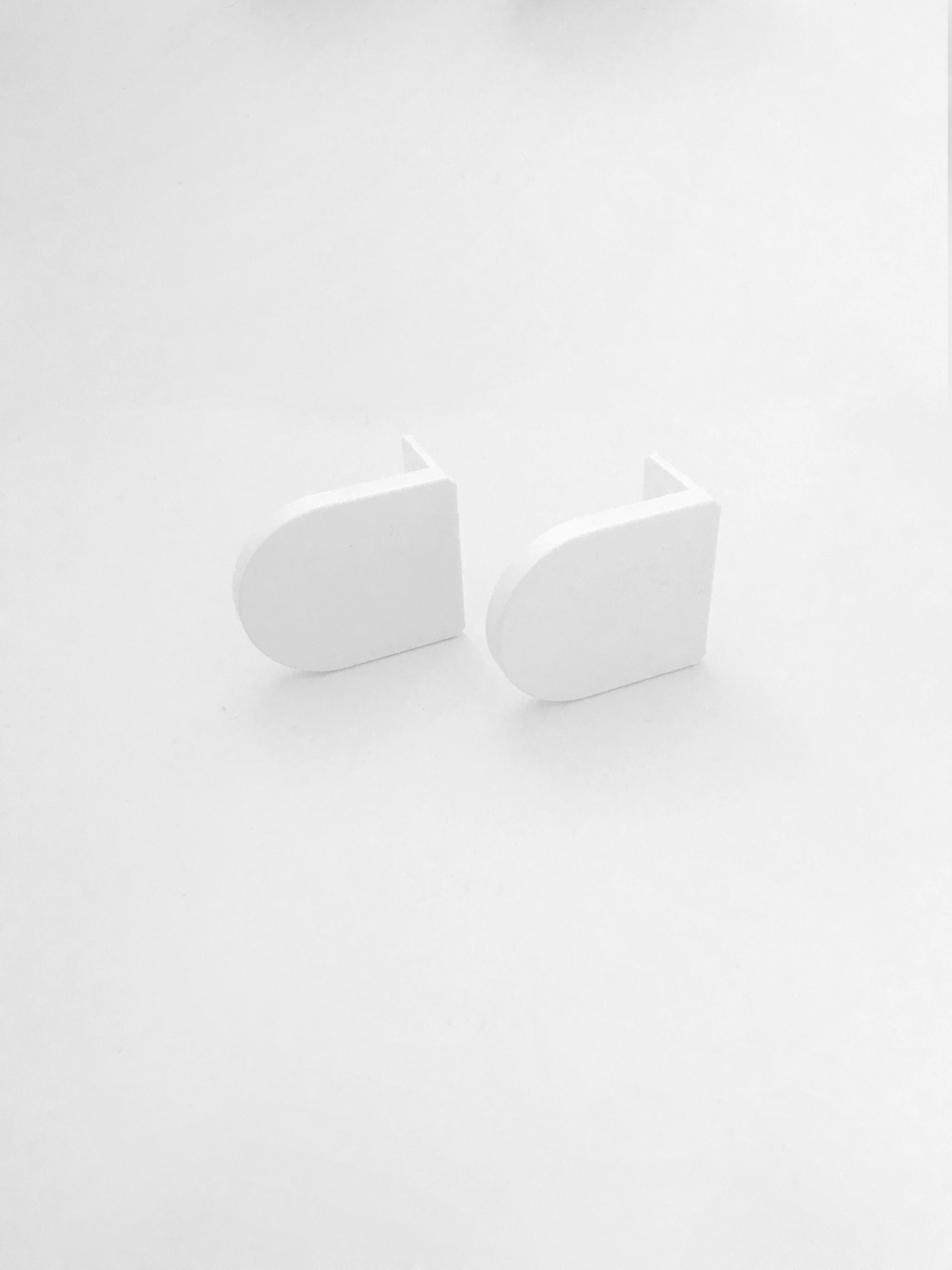 Lot de 2 supports Minixl 3.0 blanc pour store enrouleur - 3