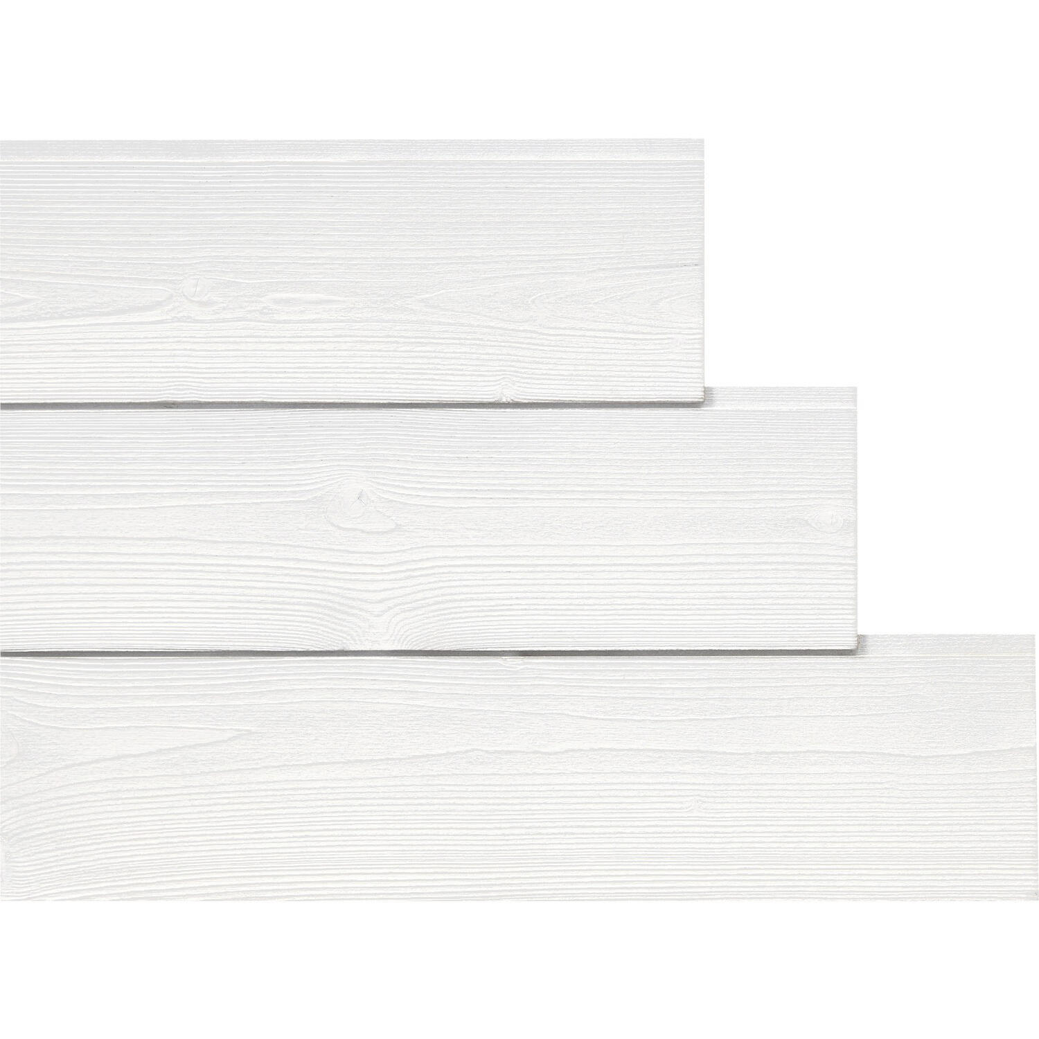 Lambris bois épicéa blanc brossé choix B PROTAC, L.205 x l.13.5 cm, Ep.12 mm - 3