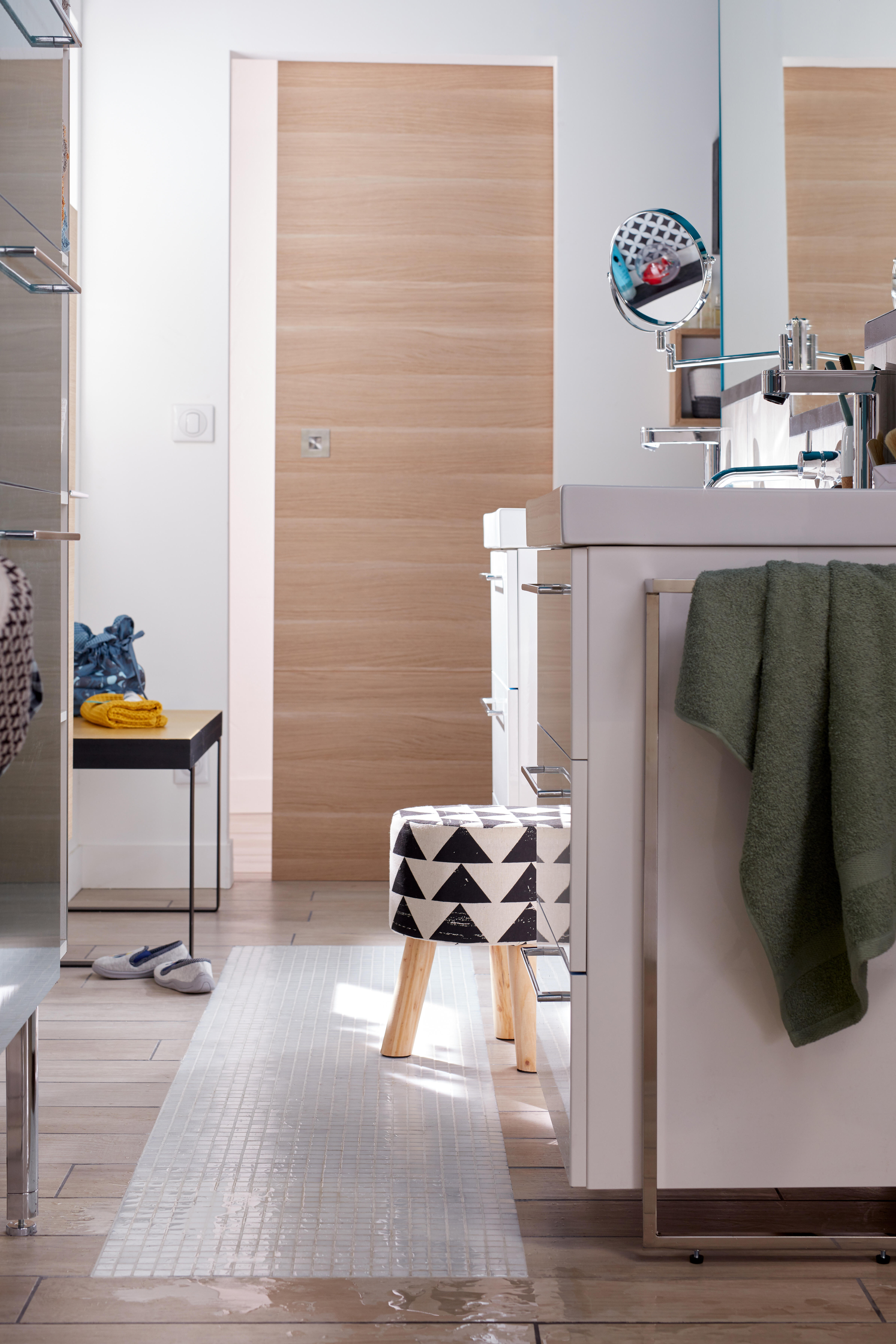 Cadre porte-serviette, l.32cm, Chrome, Remix - 4