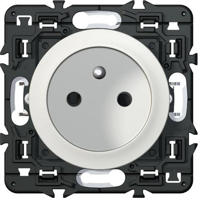 Prise avec terre spéciale rénovation Céliane, LEGRAND, blanc