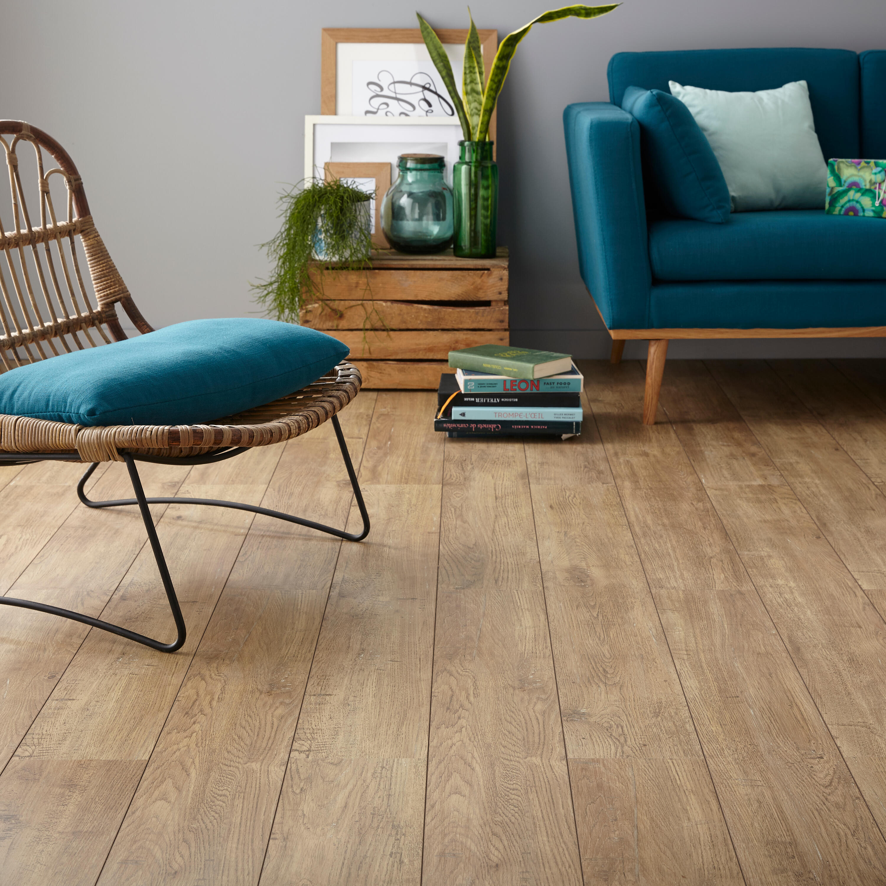 Sol stratifié CREATIV LINE cottage , Ep.10 mm, résistant à l'eau - 2