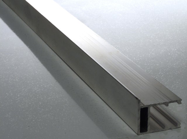 Profil bordure pour plaque ep. 16 mm aluminium, L.4 m