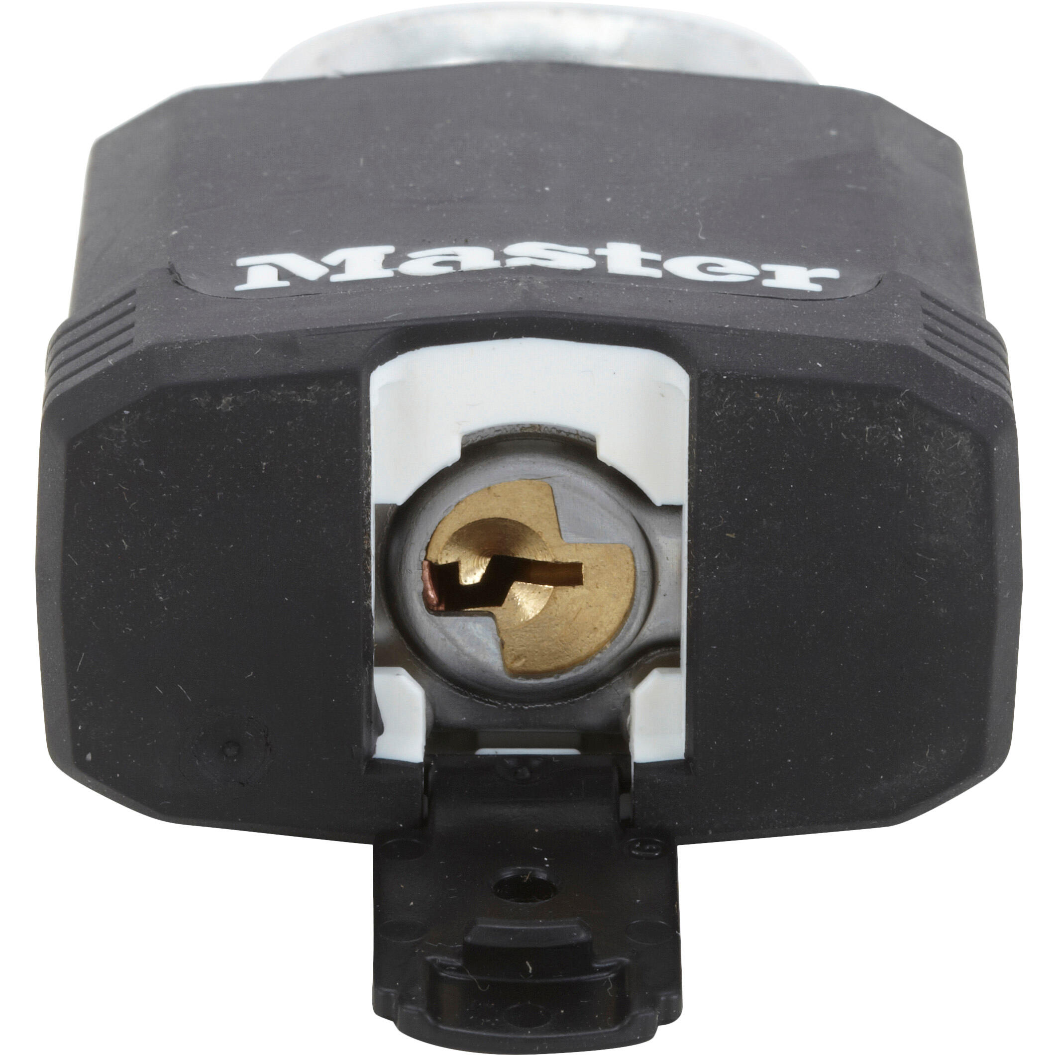 Lot de 2 cadenas avec clé MASTER LOCK acier laminé, l.45 mm - 4