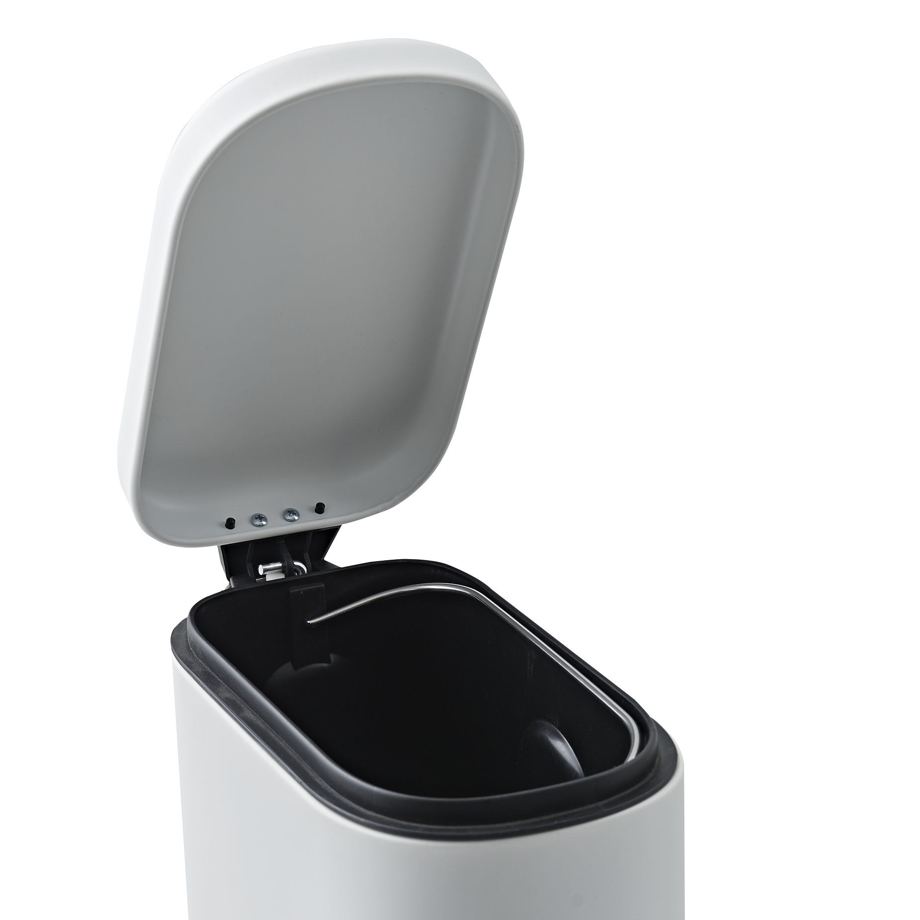 Poubelle de salle de bains 5 l blanc SENSEA - 3