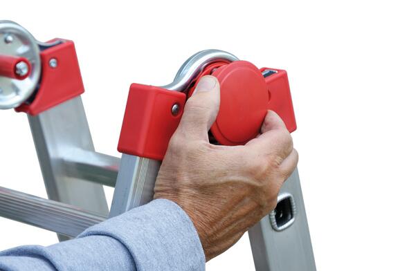 Echelle Multifonction HAILO ProfiStep Multi 4x3 échelons hauteur d'accès max.3m7 - 3