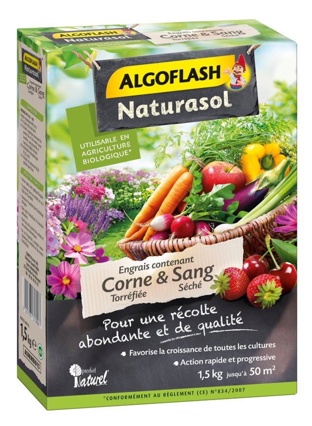 Stimulateur de racine améliorant du sol ALGOFLASH 1.2kg, 25 m²