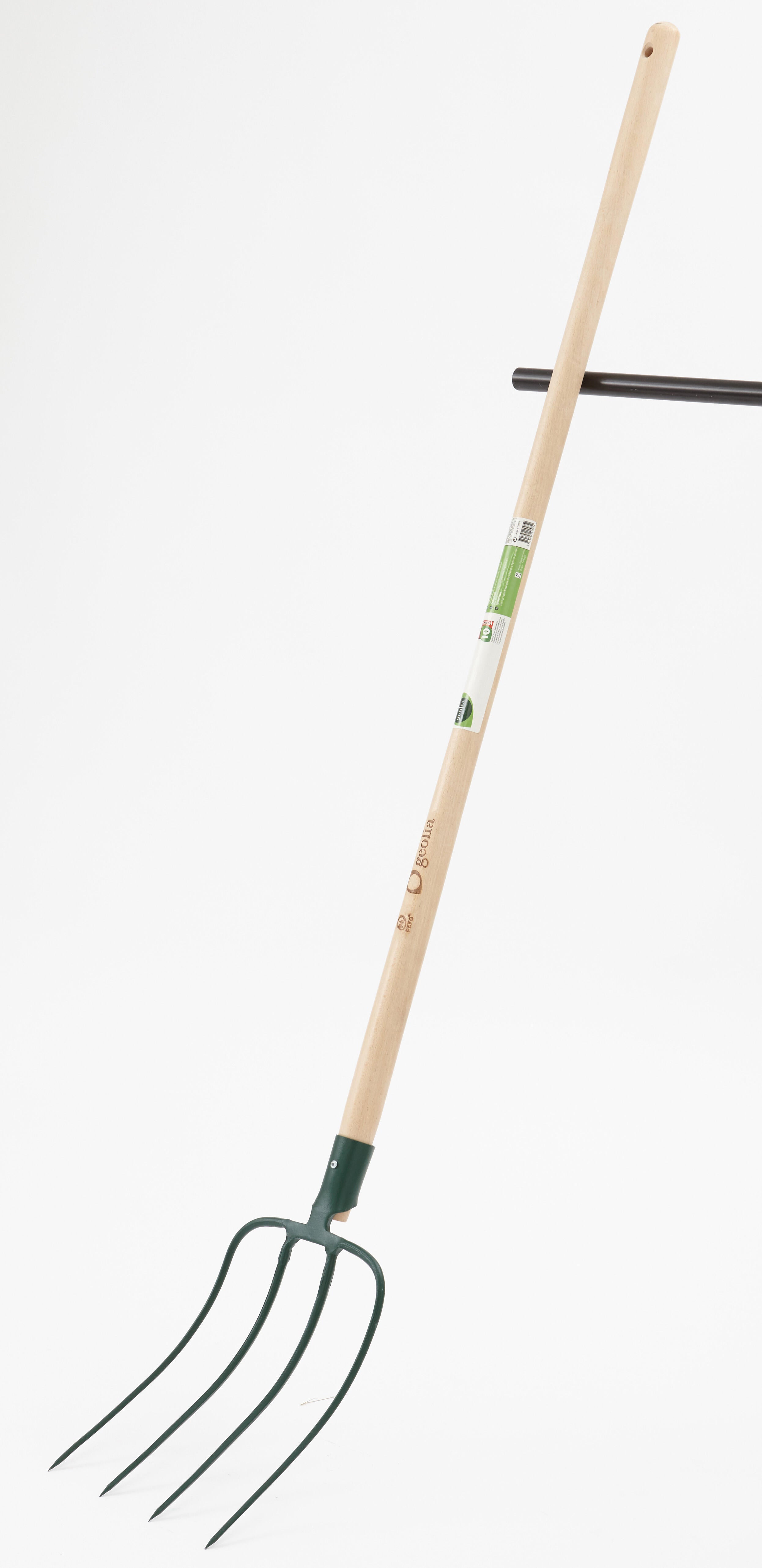 Fourche à fumier acier forgé GEOLIA manche bois L.130 cm | Leroy Merlin