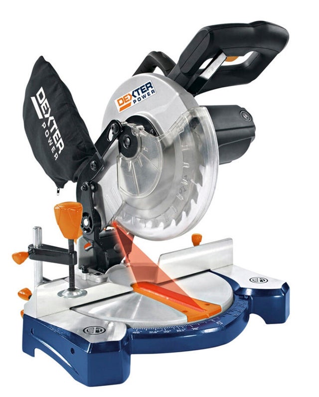 Scie à onglet filaire DEXTER POWER MS8, 210 mm, 1500 W