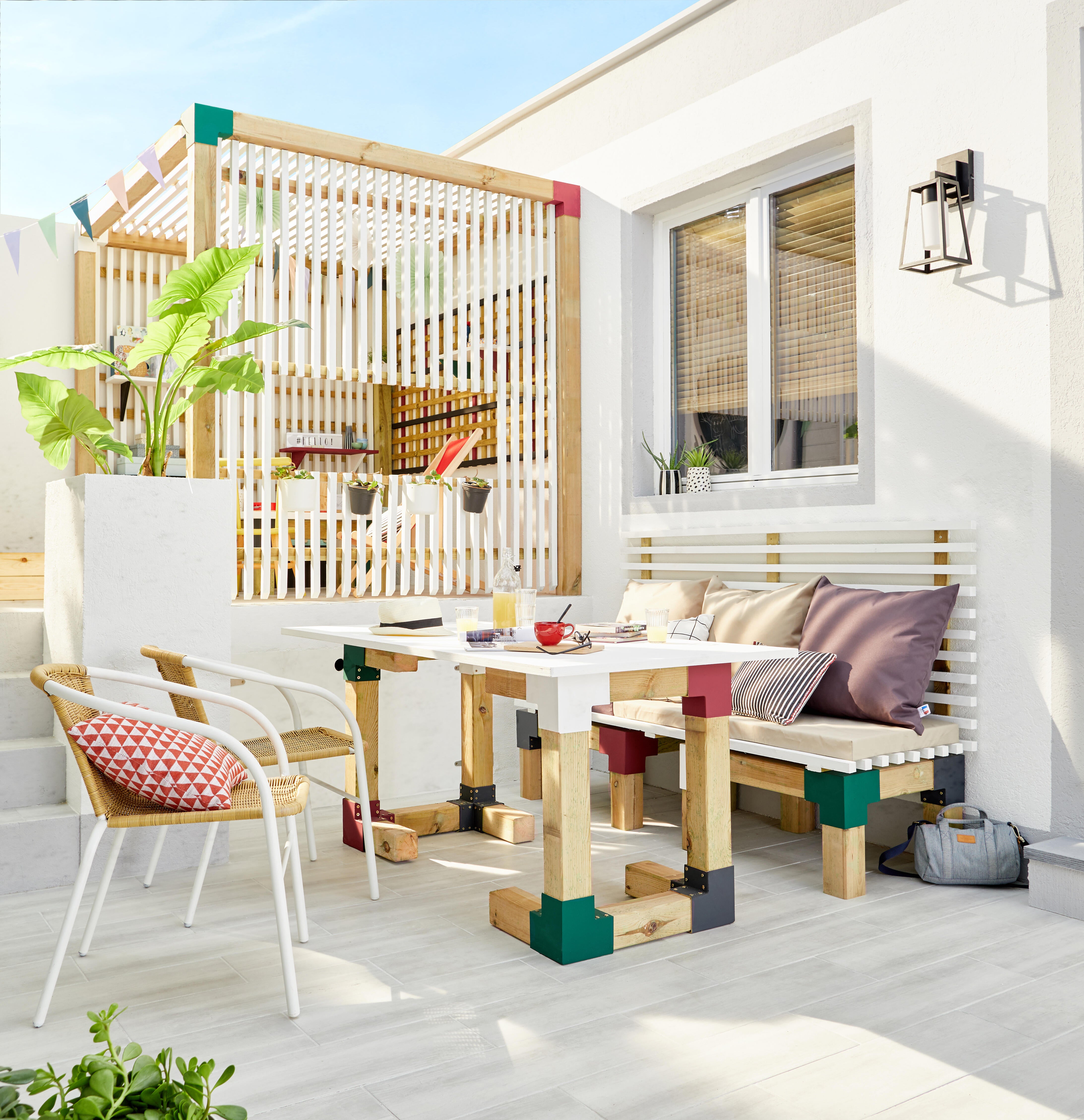 Pot plastique à réserve d'eau LECHUZA Diam.22.0 L.21.0 x l.21.0 x H.20.0 cm blan - 5