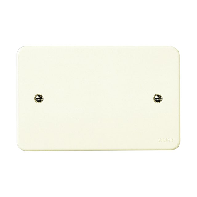 Coperchio per scatola di montaggio 3 moduli Coperchio rett.per scatola inc.3M bianco VIMAR
