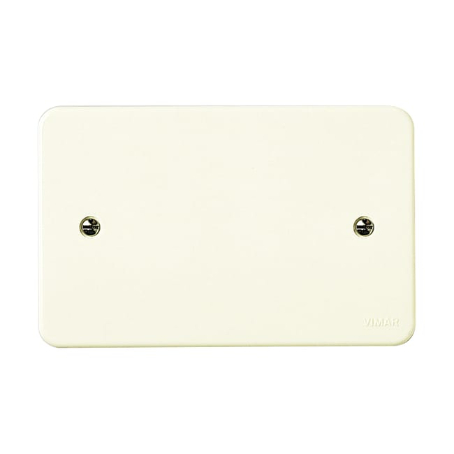 Leroymerlin Coperchio per scatola di montaggio 3 moduli Coperchio rett.per scatola inc.3M bianco VIMAR