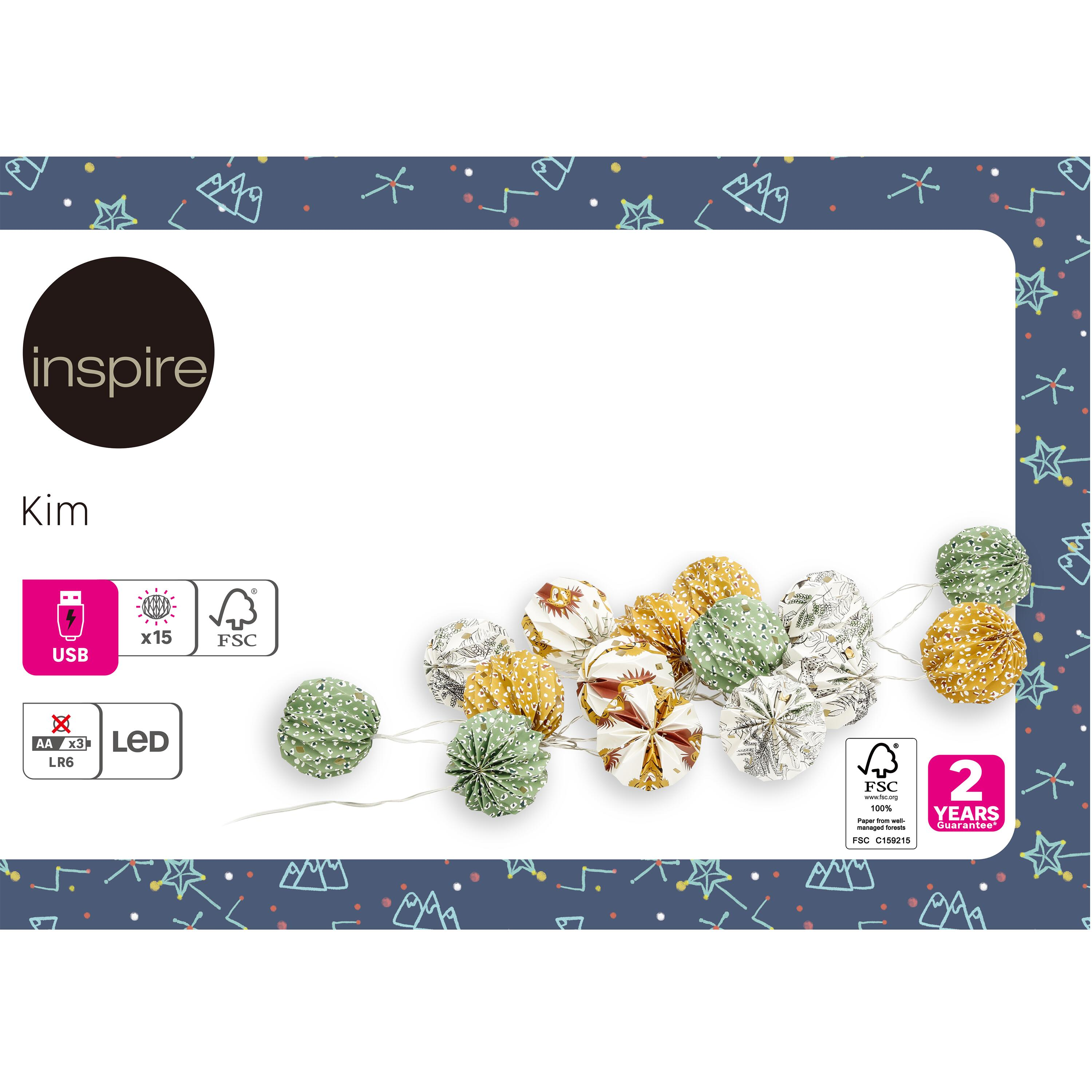 Guirlande Module LED 15 ampoules blanc Kim INSPIRE - 7