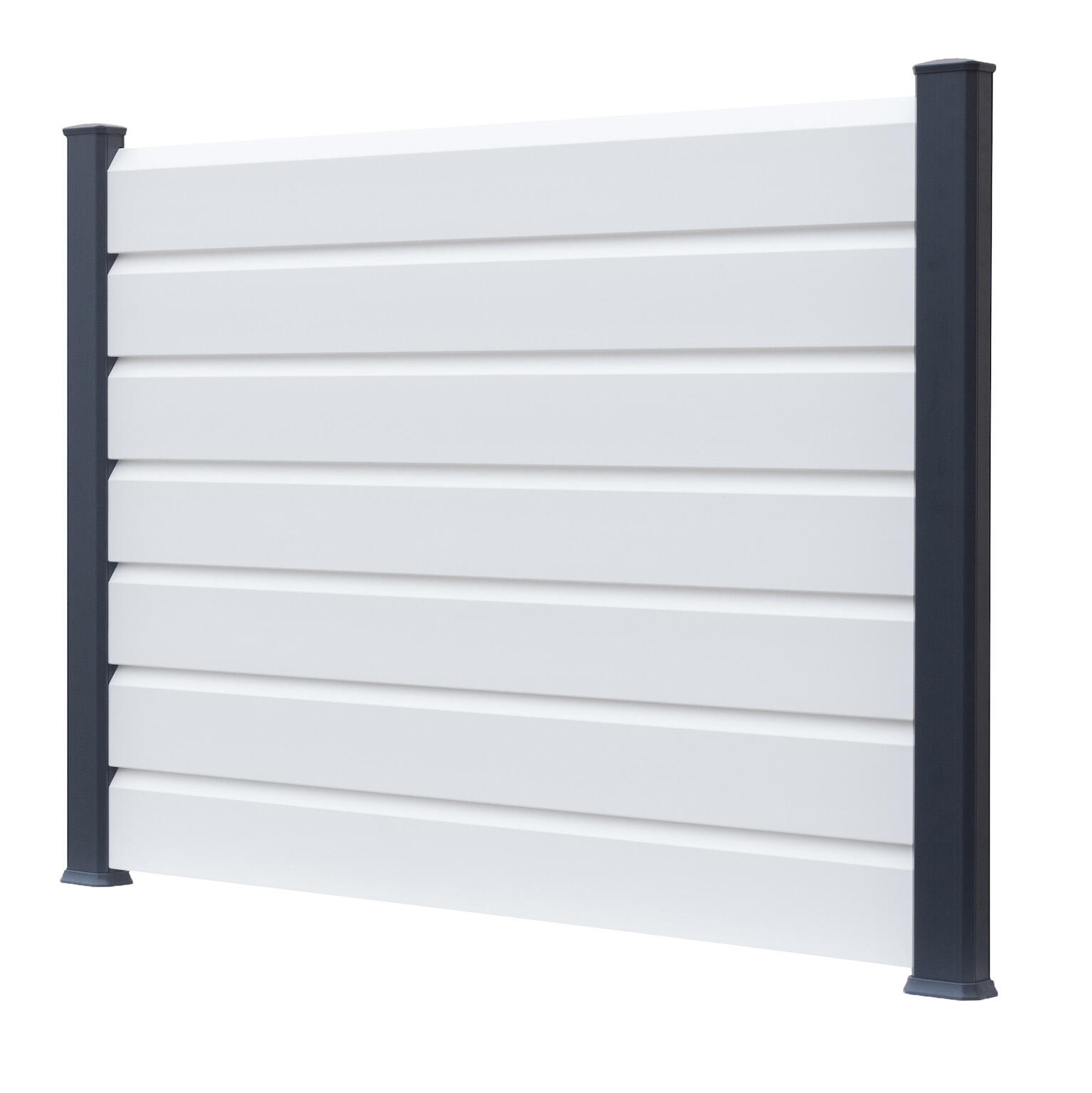 Poste en H de PVC 6 x 9 x 230 cm gris antracita - 5