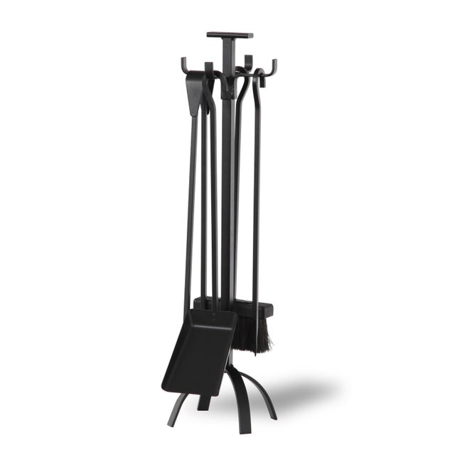 Serviteur acier noir LE MARQUIER Basic trépied, 4 accessoires