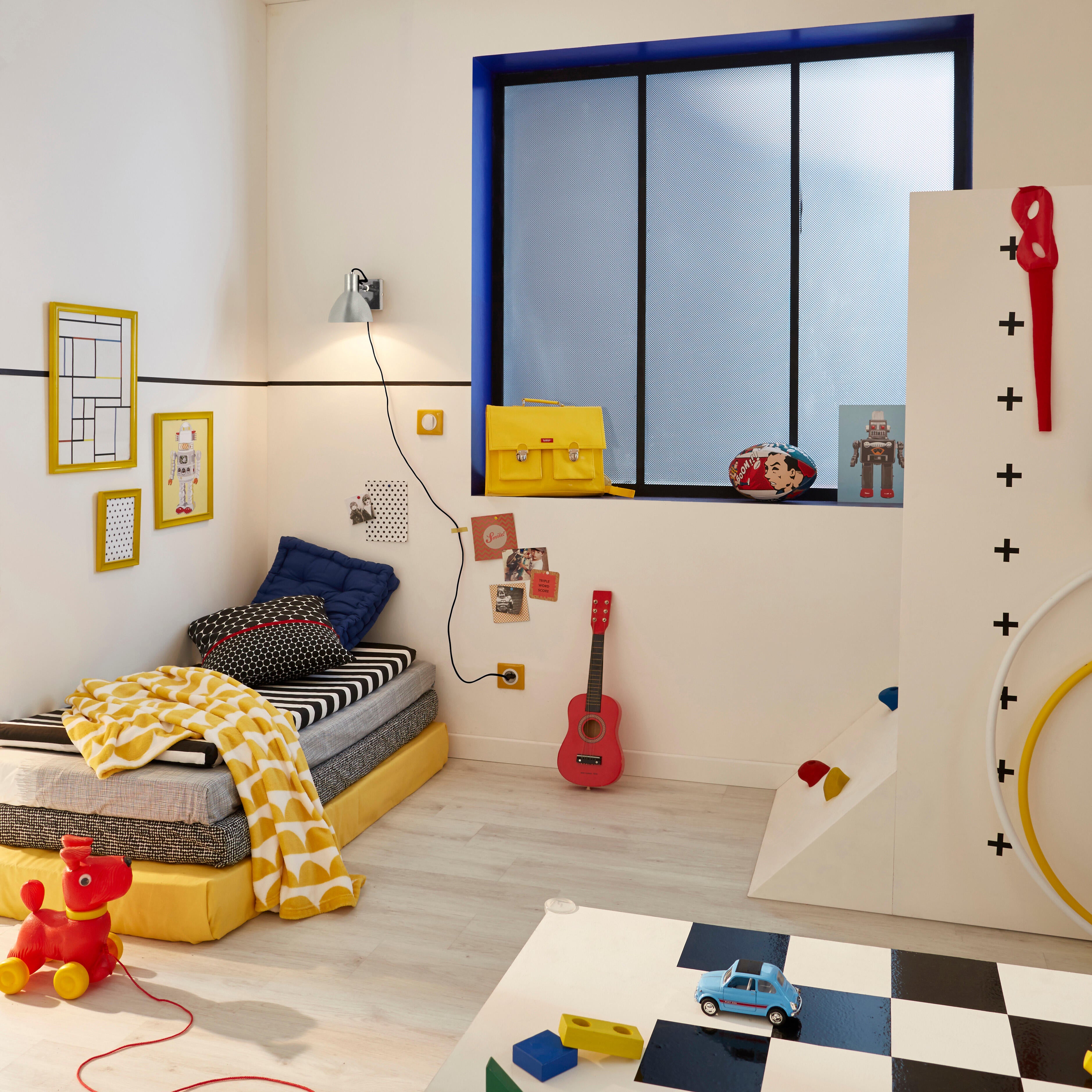 Rouleau adhésif décoratif D-C-FIX Uni brillant, blanc  l.0.45 x L.2 m - 4