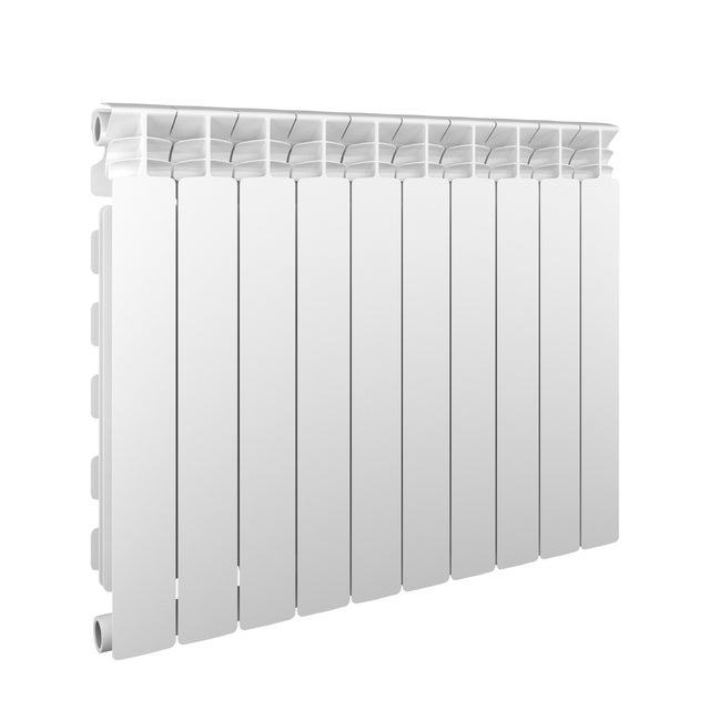Radiateur eau chaude 1275W, l.80xH.65.6 cm Alurad EQUATION horizontal blanc