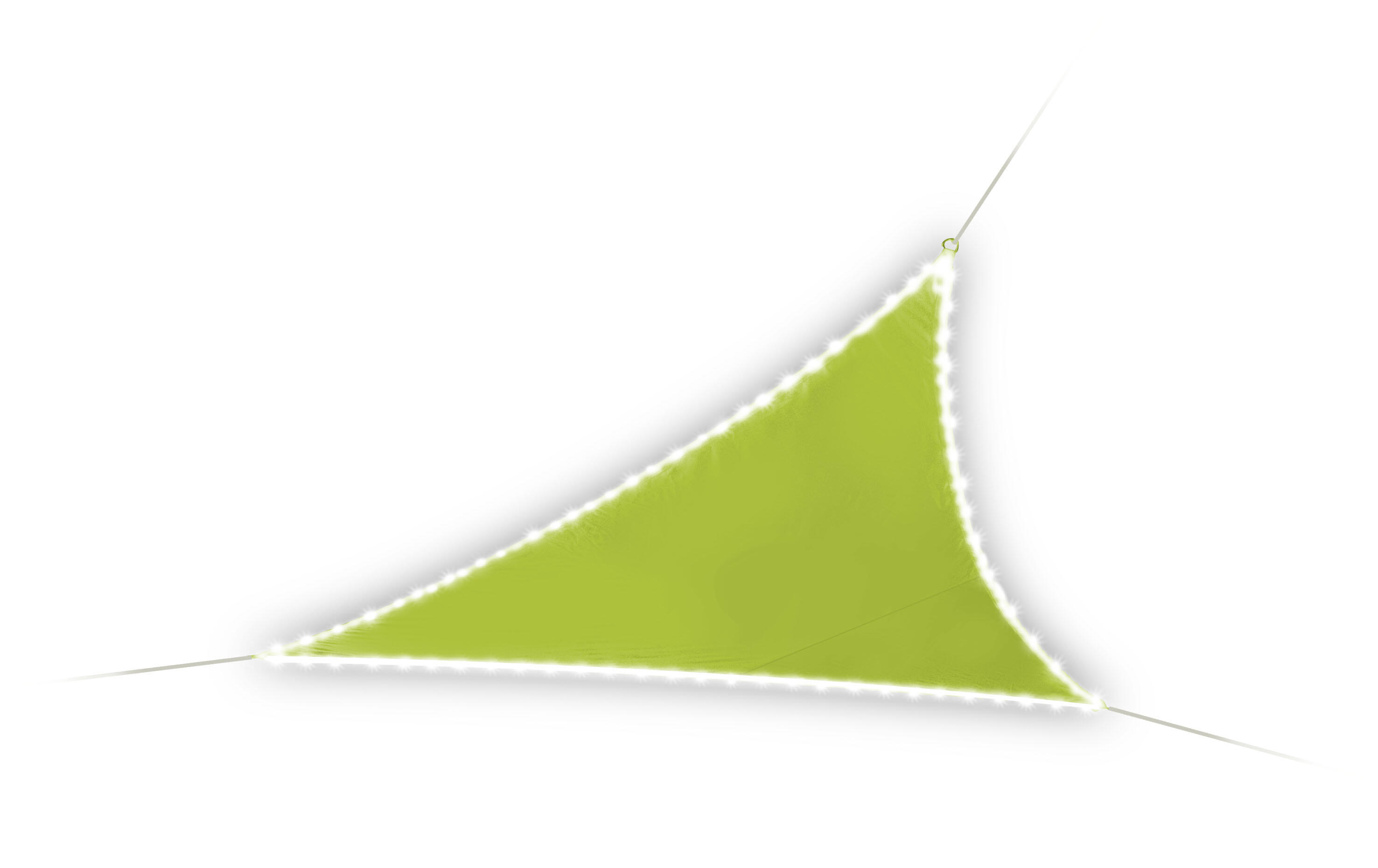 Voile d'ombrage triangulaire VSL360 vert citron L.360 x l.360 cm - 2