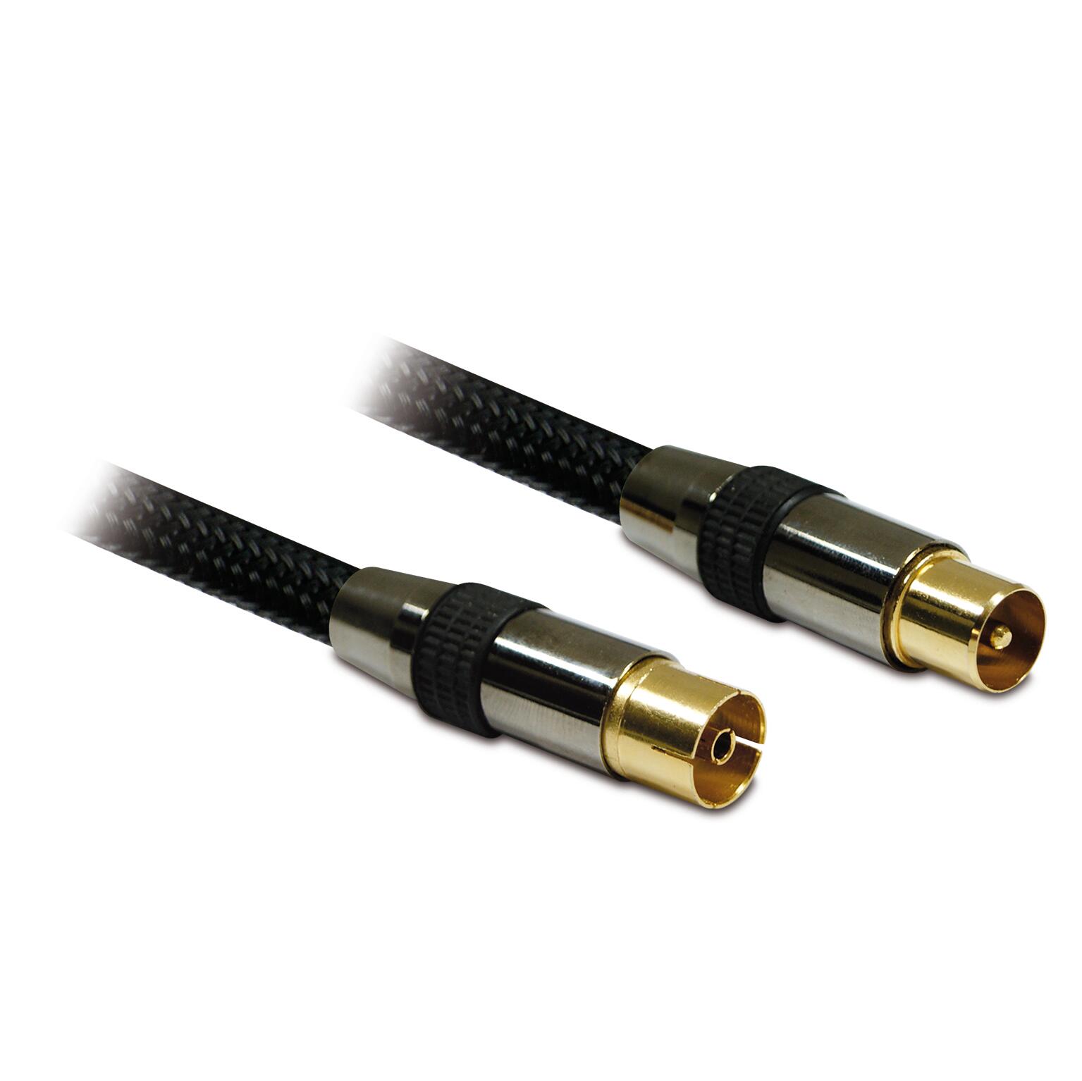 Câble Coaxial D'Antenne 1,5 M – Neuf, Blindé, Sans Marque