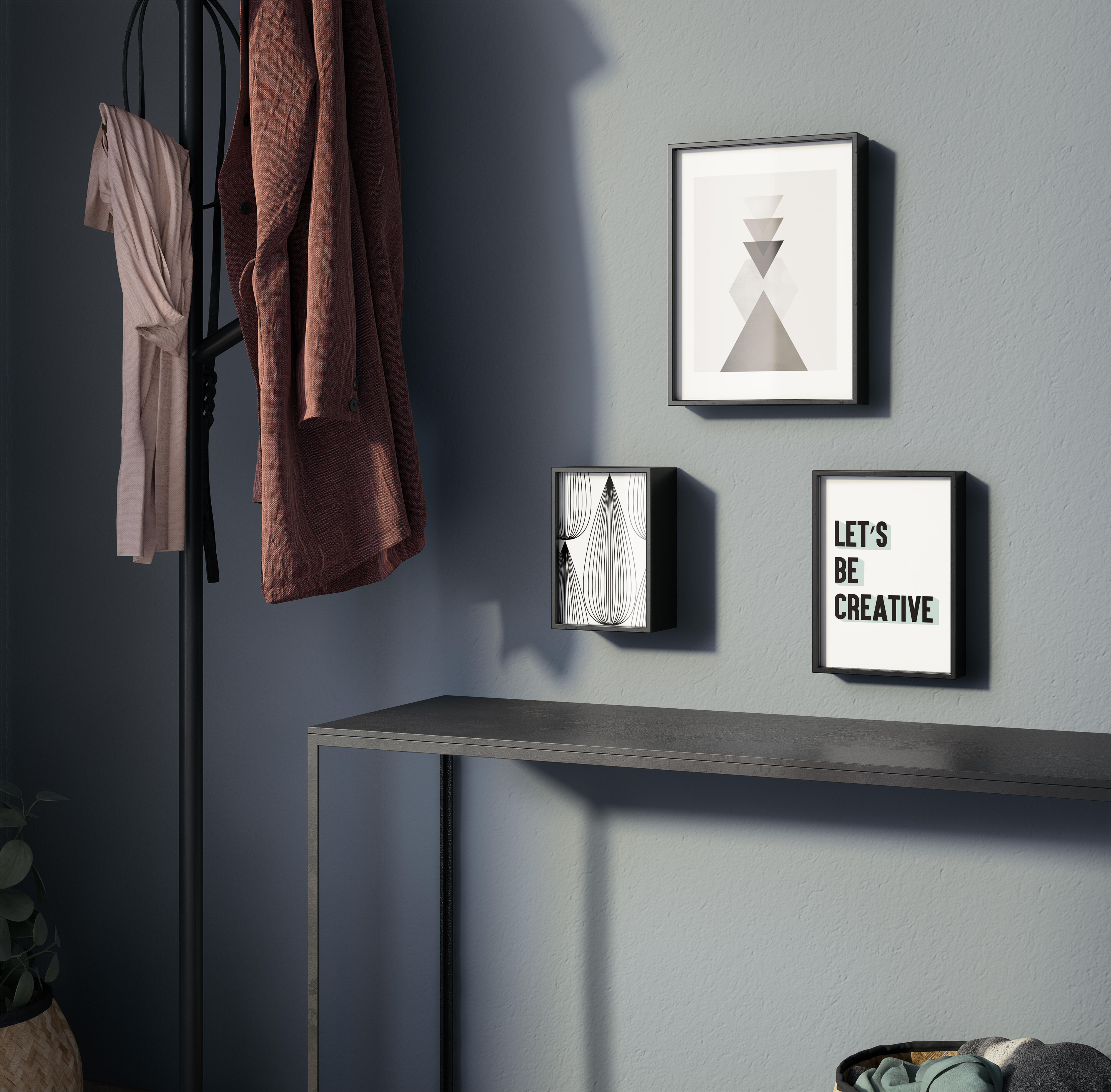 moldura10x15 cm preto Inspirecube - 10