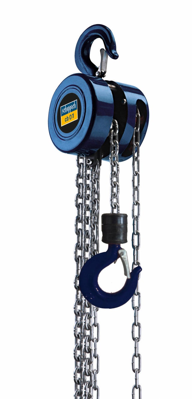 Palan à chaîne SCHEPPACH Cb 01 charge maxi 1000 kg