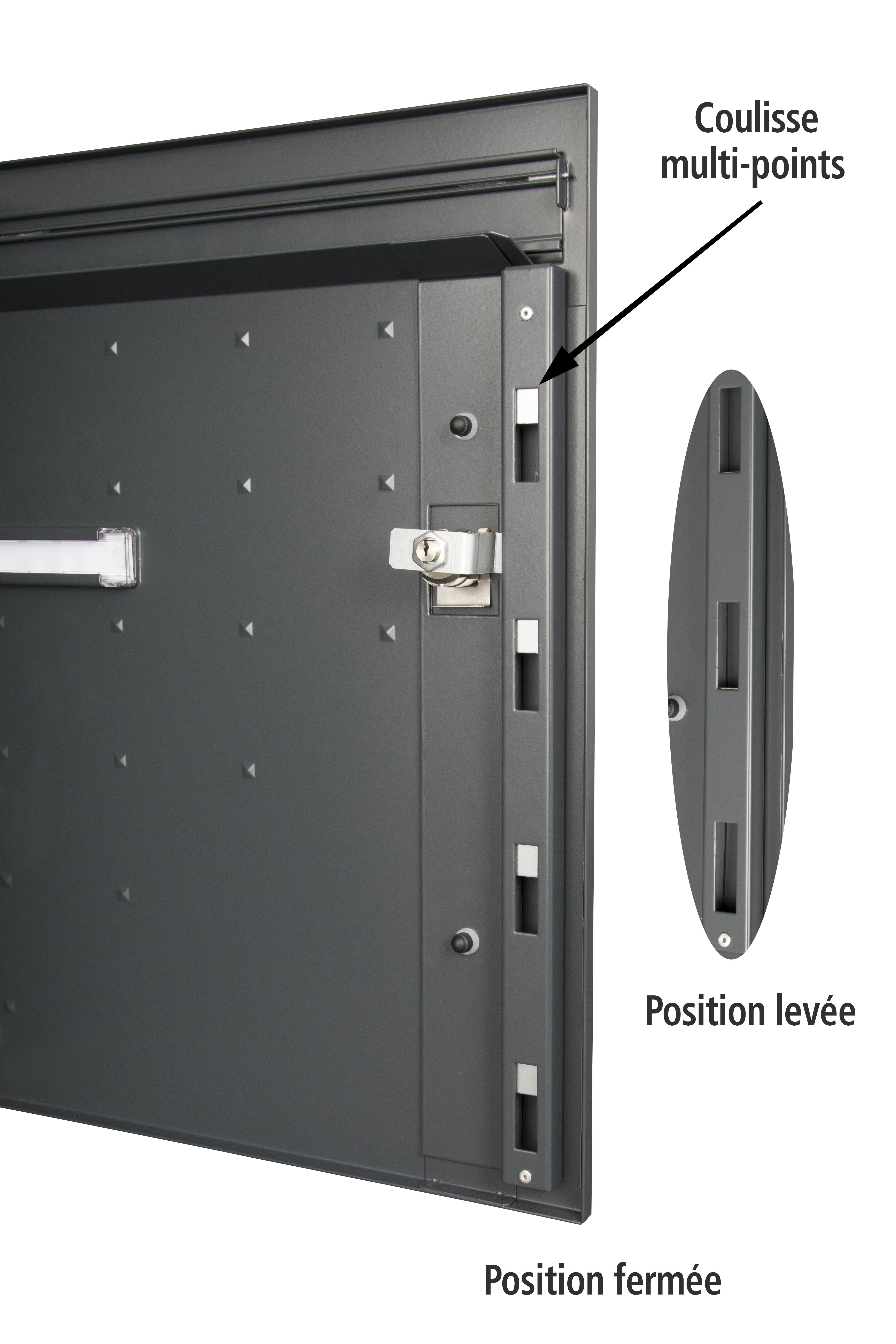 Boîte à colis normalisée 1 porte RENZ Atout acier anthracite mat sablé - 13