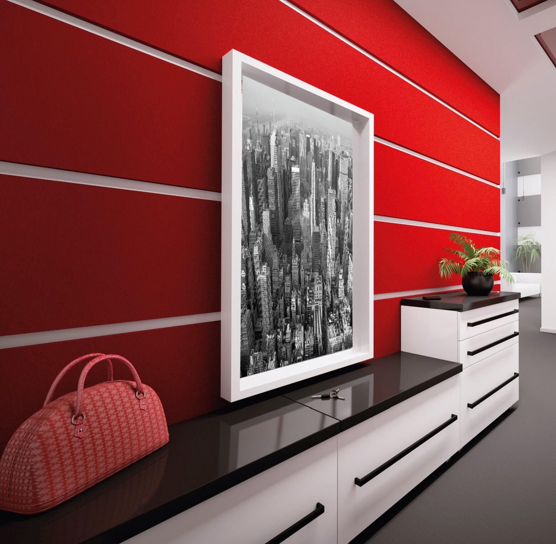 Rouleau adhésif décoratif velours, rouge, 1 m x 0.45 m - 2