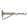 1 Soporte a pared para 2 barras diámetro 20 mm Neoclassic INSPIRE bronce envejecido extensible 13.5-27 cm
