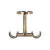 1 Soporte a techo para 2 barras diámetro 20 mm Neoclassic INSPIRE bronce latón fijo 7-8.5 cm