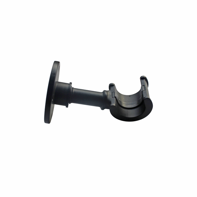 Staffa singolo aperto Ø 20 mm Graph Facto EASY FIX in alluminio nero opaco 6 cm, 2 pz INSPIRE