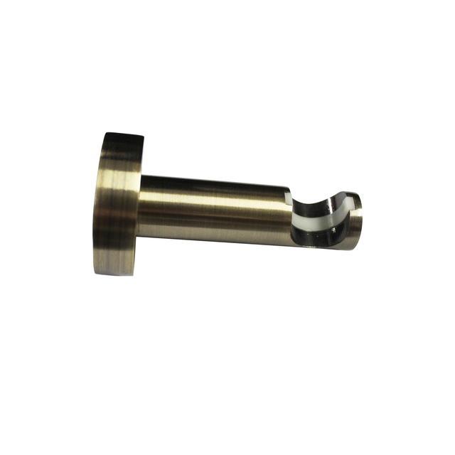2 Soportes techo pared para barra diámetro 20 mm Neoclassic INSPIRE Aluminio bronce envejecido fijo 7.6 cm