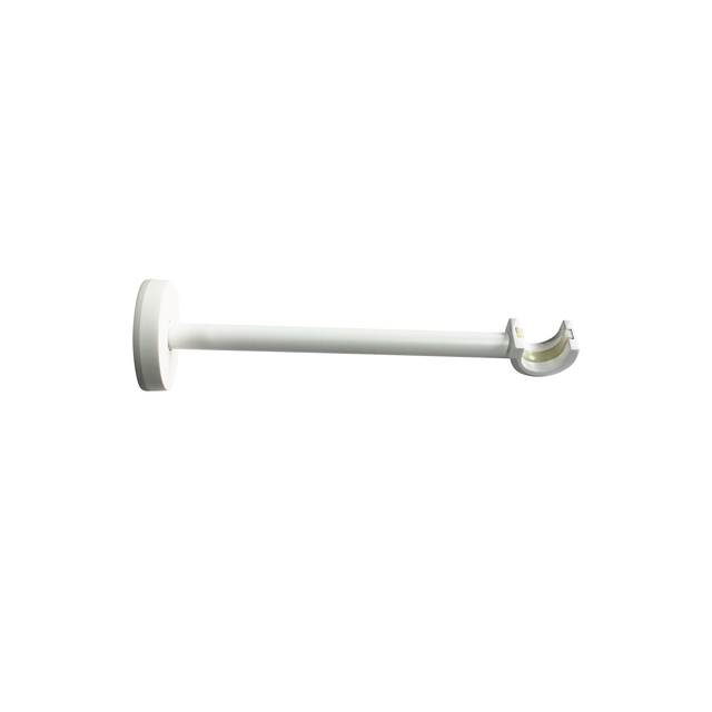 Staffa singolo aperto Ø 20 mm Organic EASY FIX in alluminio bianco opaco 18 cm INSPIRE