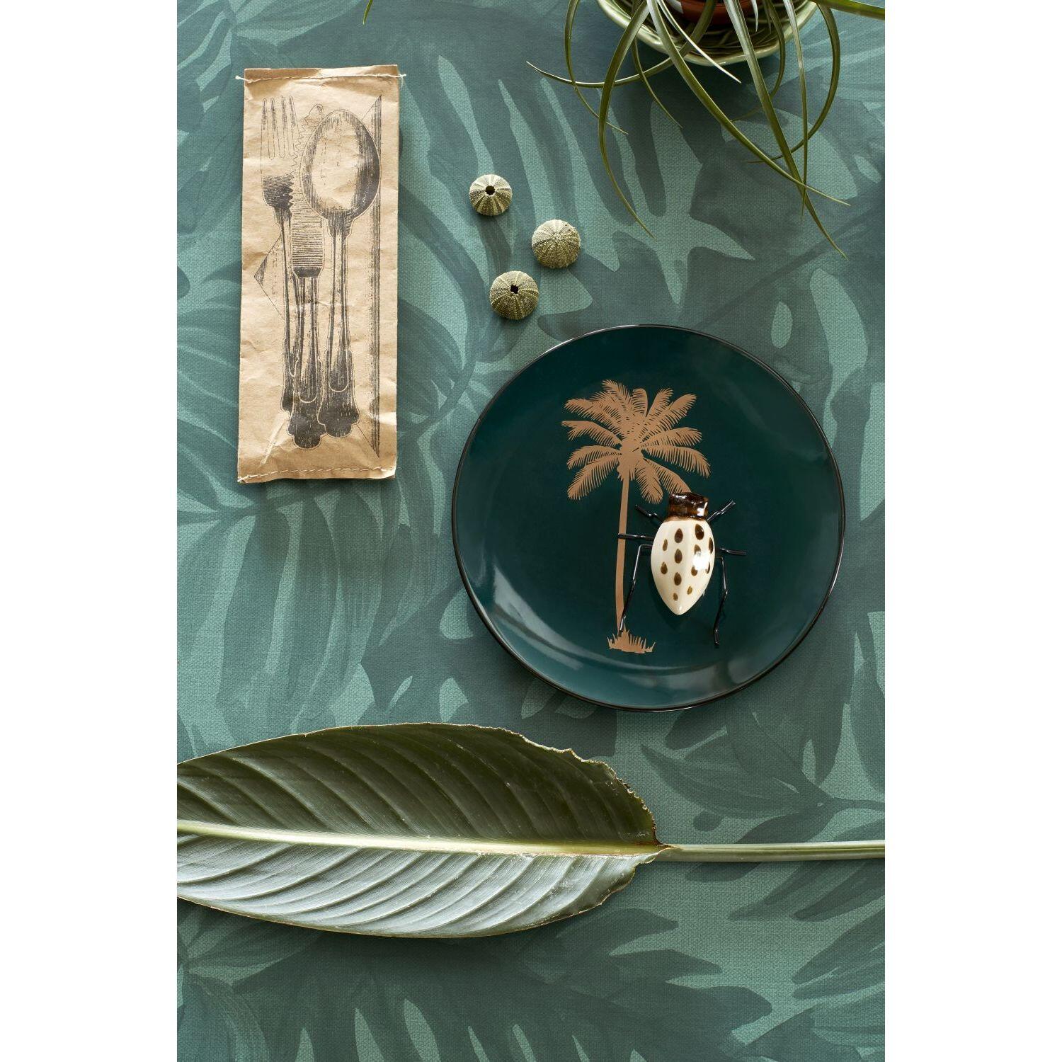 Carta da parati Esta Foglie Tropicali verde smeraldo, 53 cm x 10.05 m - 4