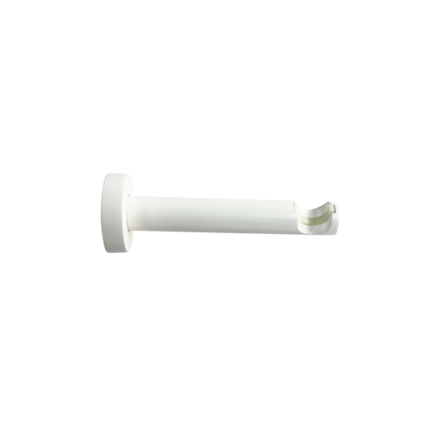 Staffa singolo aperto Ø 20 mm Organic EASY FIX in alluminio bianco opaco 13 cm INSPIRE
