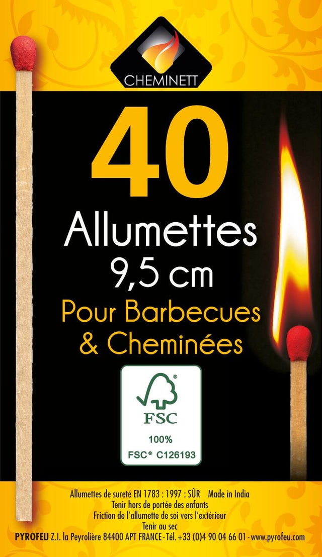 Allumettes 9.5 cm