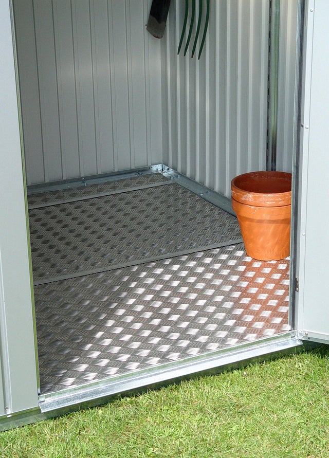 Plancher aluminium BIOHORT 48040, l.213.5 x P.0 cm x Ep.2 mm