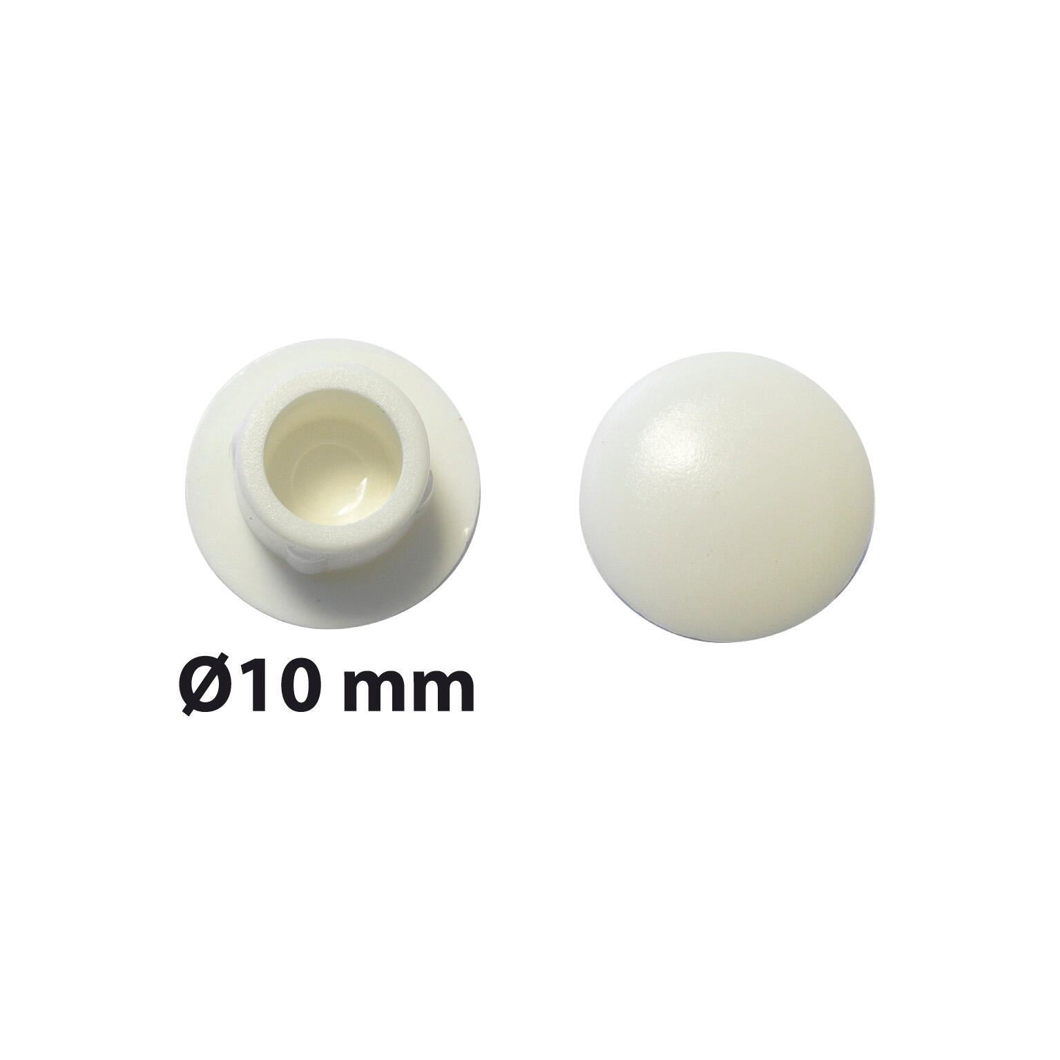 Lot de 10 bouchons de protection composite blanc H.9 x L.15 x P.15 mm AFBAT - 4