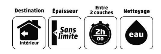 Enduit de rebouchage en poudre Extra rebouch TOUPRET blanc 1 kg - 4