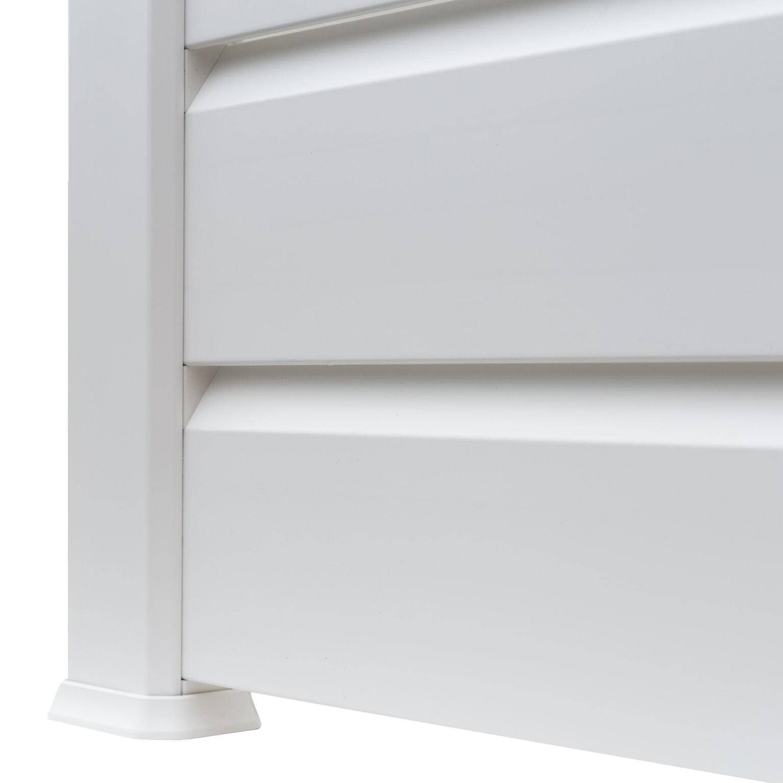 Lama para valla modulable de PVC Clea de 16 x 150 cm blanco - 10
