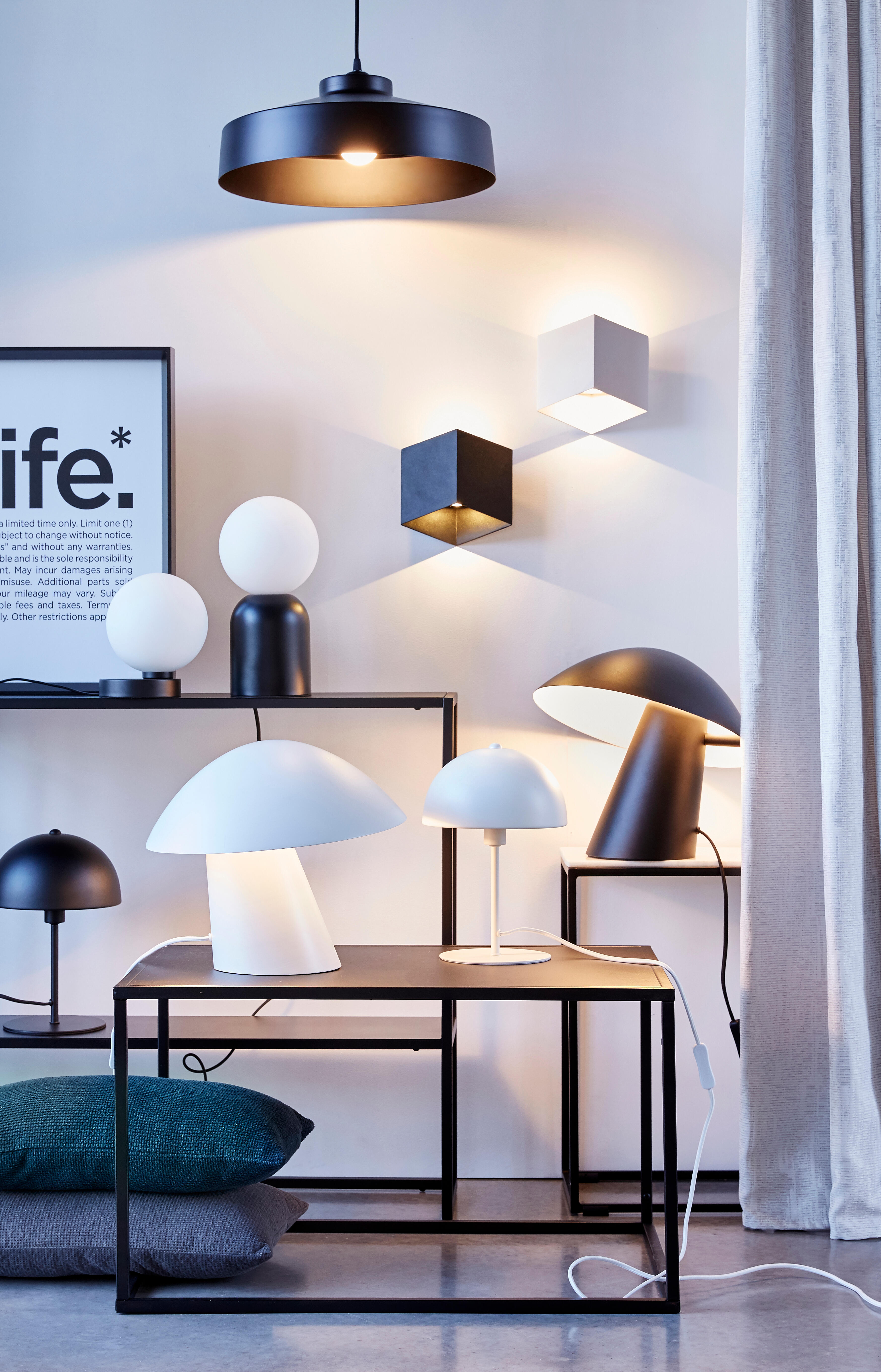 Lampada da tavolo design Amanite E27 INSPIRE - 6