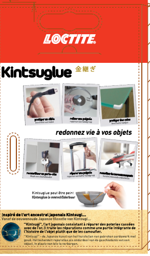 Colle de réparation Pâte flexible kintsuglue LOCTITE, 5 g blanc - 2