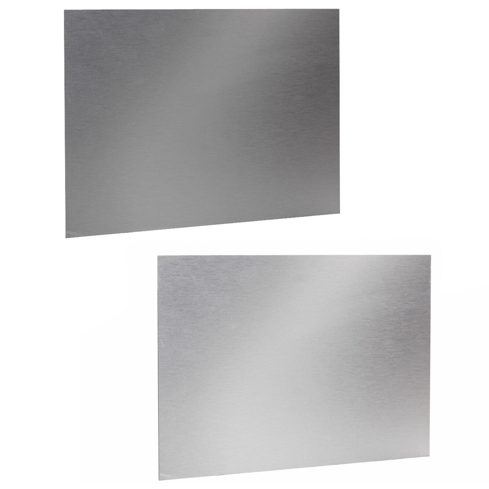 Fond de hotte compact réversible Effet alu/inox L.60 x H.63.5 cm, Ep.2 mm - 3